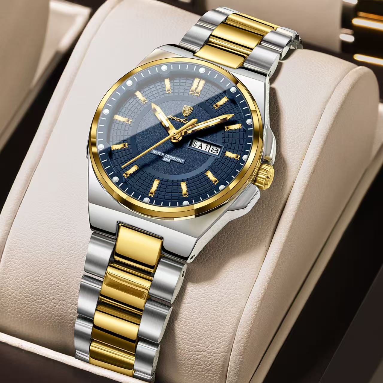 Poedagar 796 For Women – Silver Gold Blue