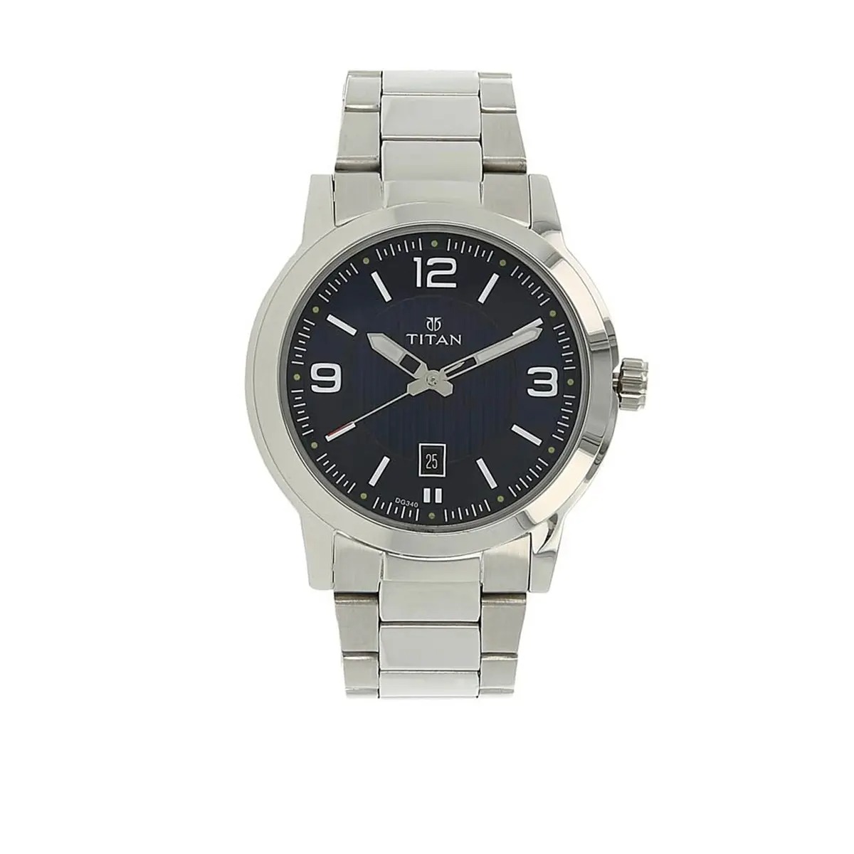 Titan Workwear Blue Dial Analog Stainless Steel Strap watch for Men - 1730SM03