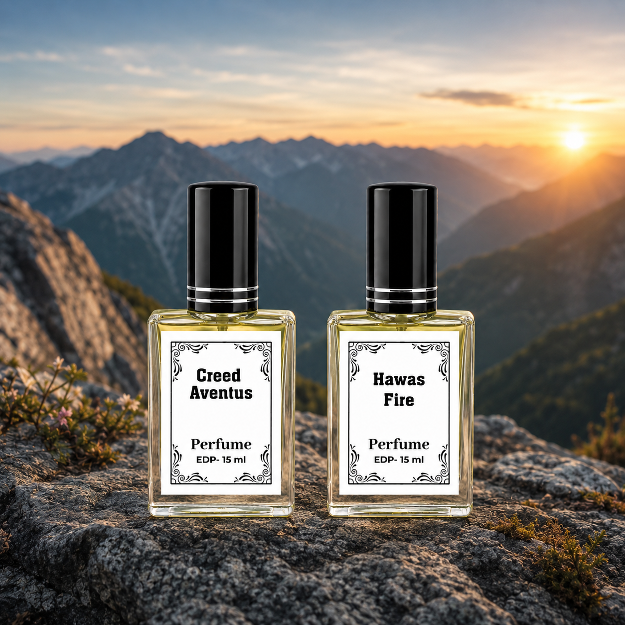 Hawas Fire And Creed Aventus Premium Fragrance 15ml combo inspired Perfume