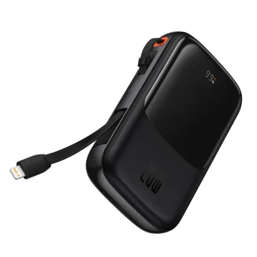 Baseus Qpow Pro 10000mAh 20W Digital Display Fast Charge Power Bank- Black 