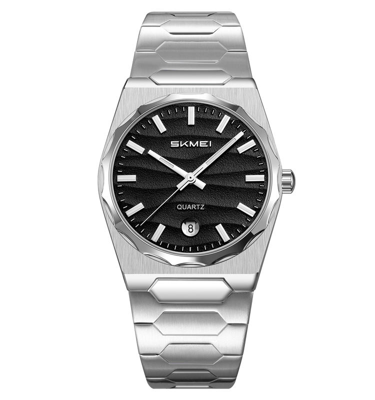 Skmei 9382 CH For Men - Silver Black