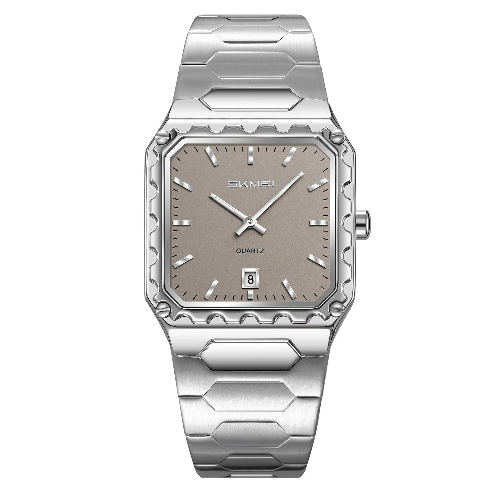 Skmei 9383 CH For Men - Silver Gray