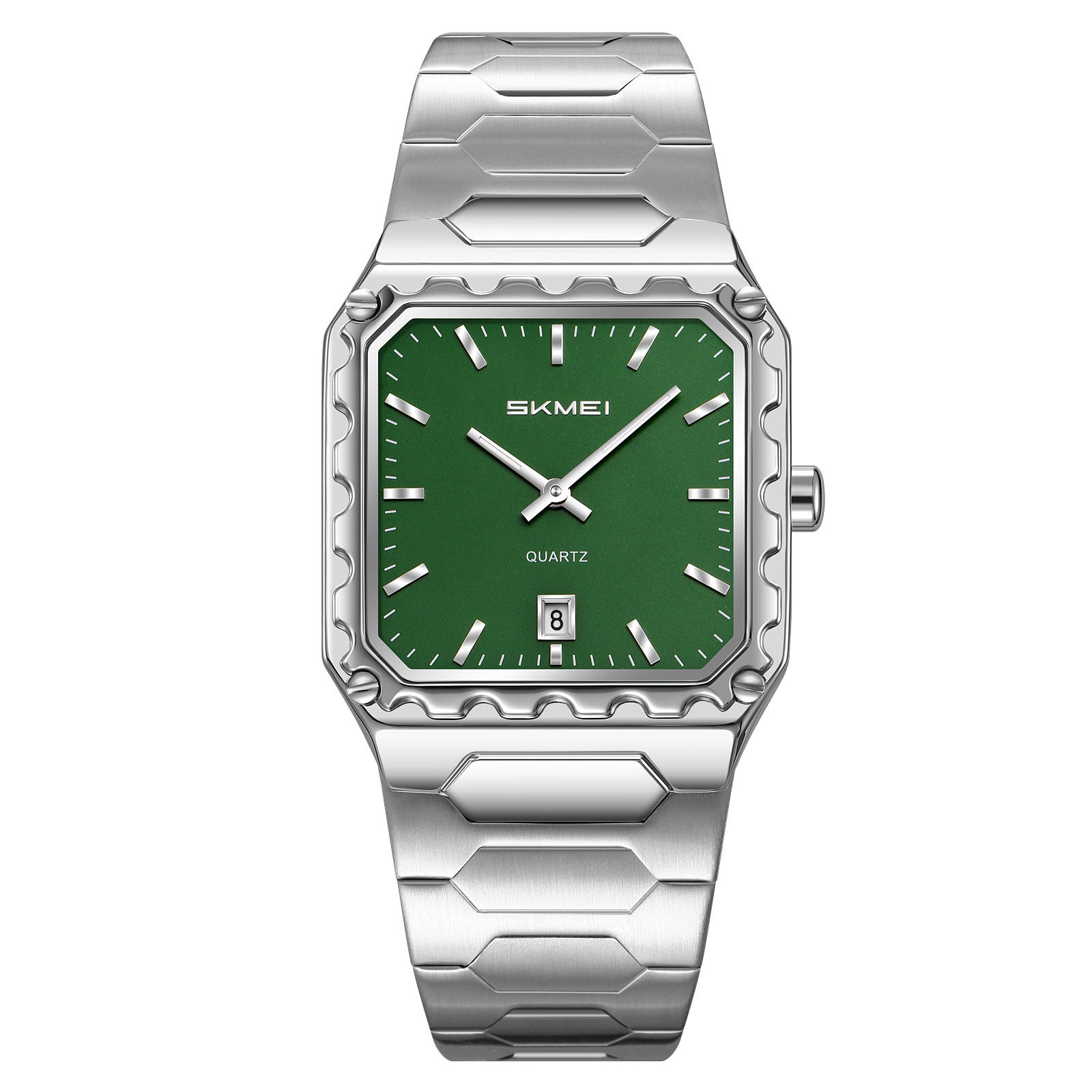 Skmei 9383 CH For Men - Silver Green