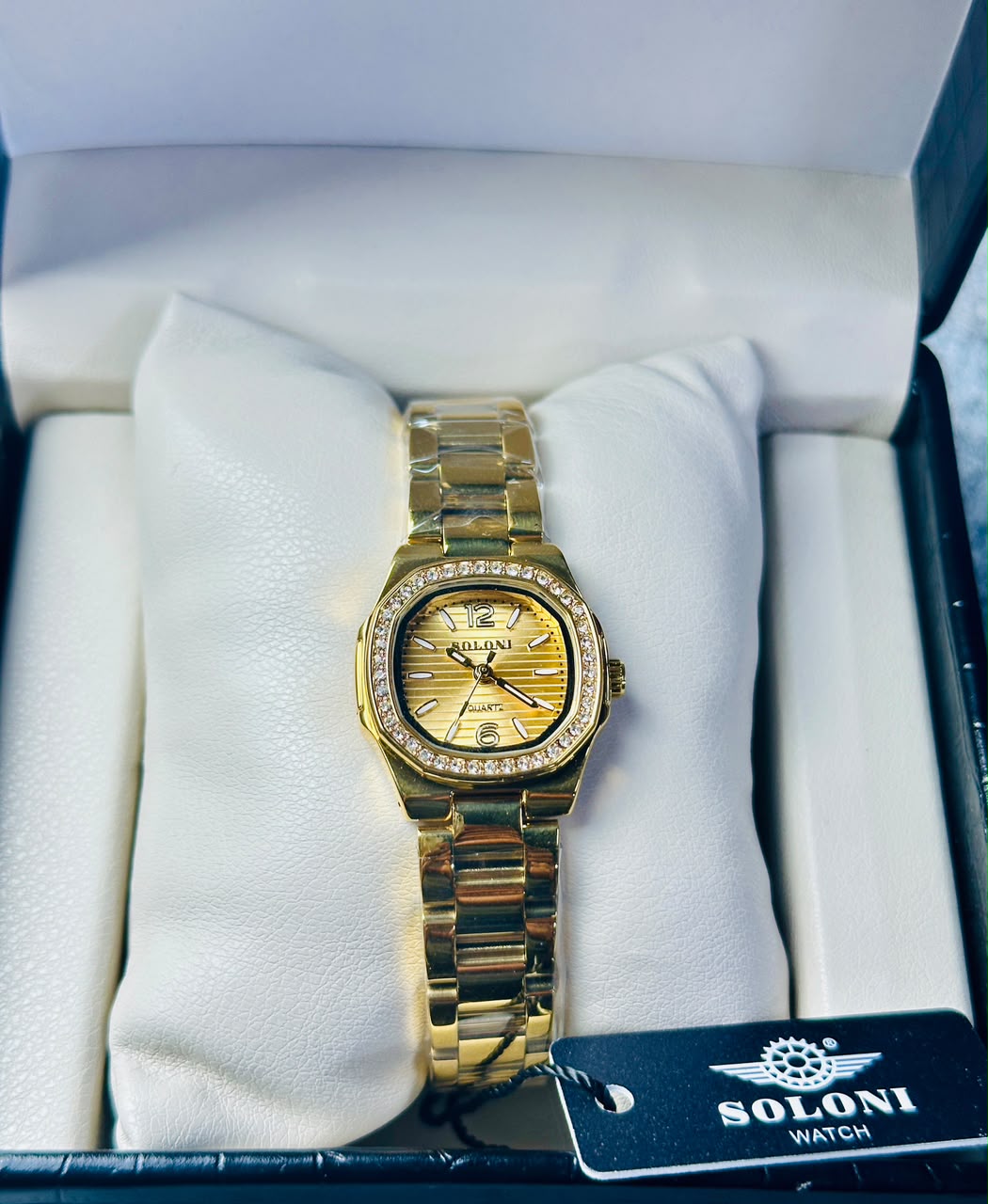Soloni 1046 For Women - Gold  With Premium Box