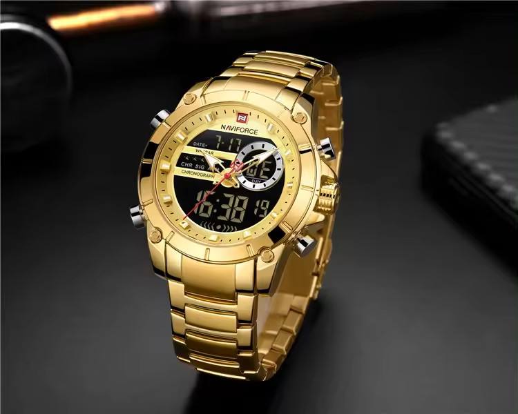 Naviforce 9163 CH - Gold