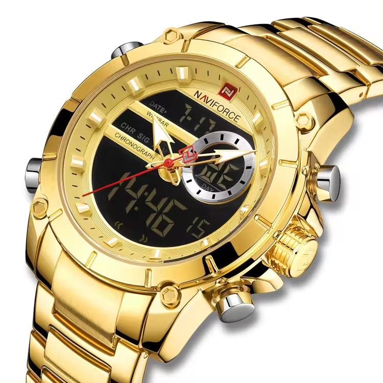 Naviforce 9163 CH - Gold