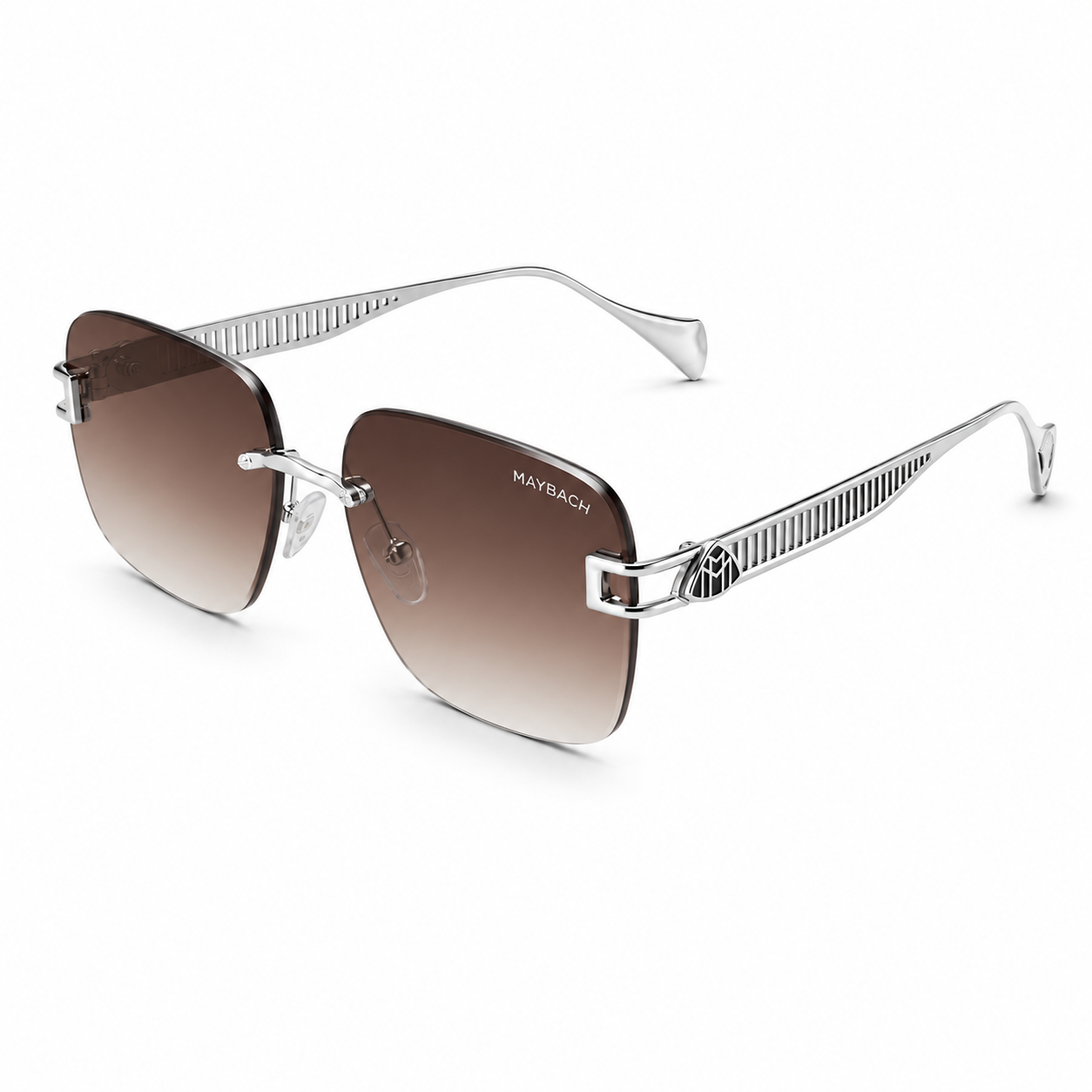 MAYBACH Inspired Design Sunglass YT1018 Silver C2  For Men