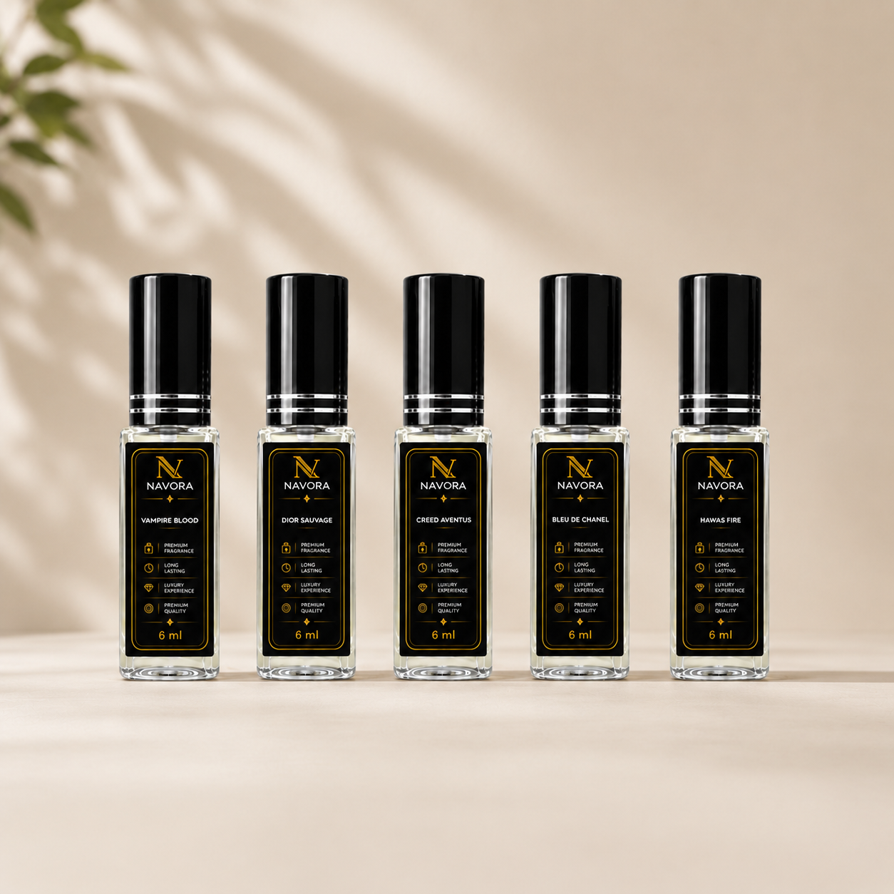 Top 5 Premium Fragrance 6ml combo inspired Perfume 
