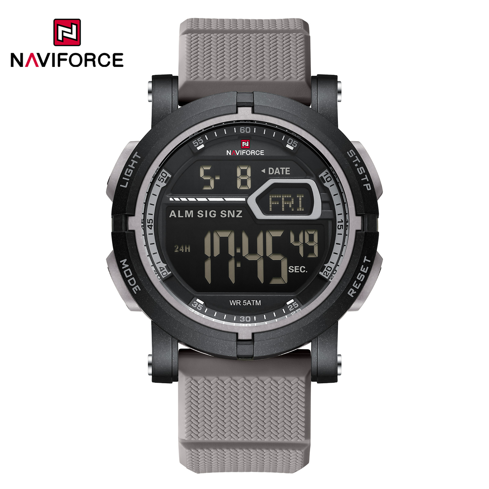 Naviforce 7139 T For Men - White Gray