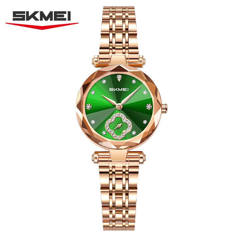 Skmei 2718 CH For Women  - Rose Green