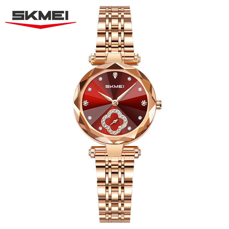 Skmei 2718 CH For Women  - Rose Red