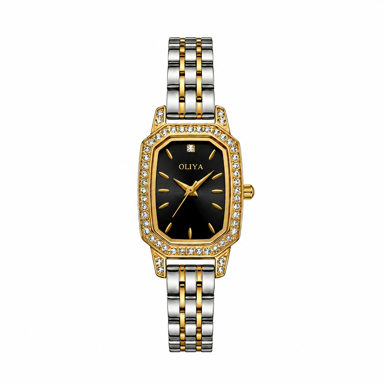 Oliya 2002 Ladies Watch - Silver Gold Black