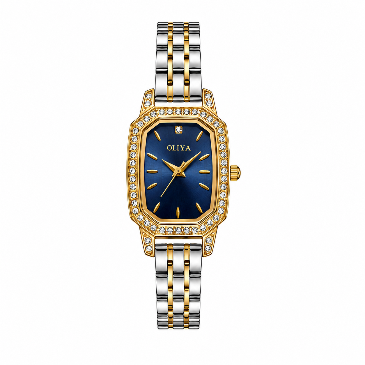 Oliya 2002 Ladies Watch - Silver Gold Blue