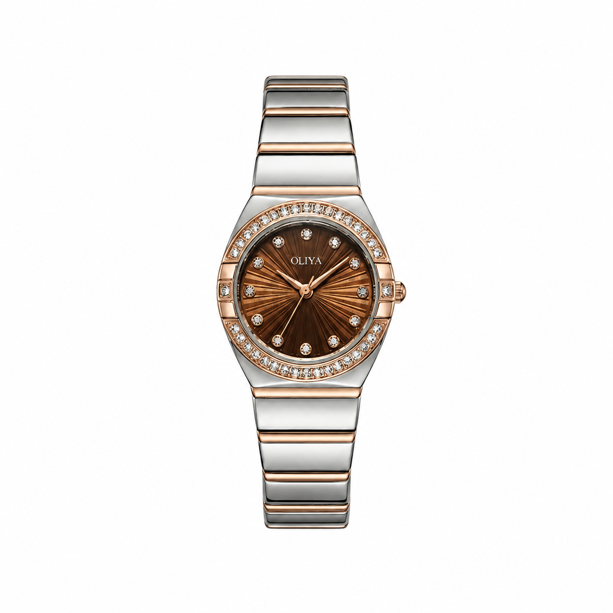 Oliya 990 Ladies Watch - Silver Brown