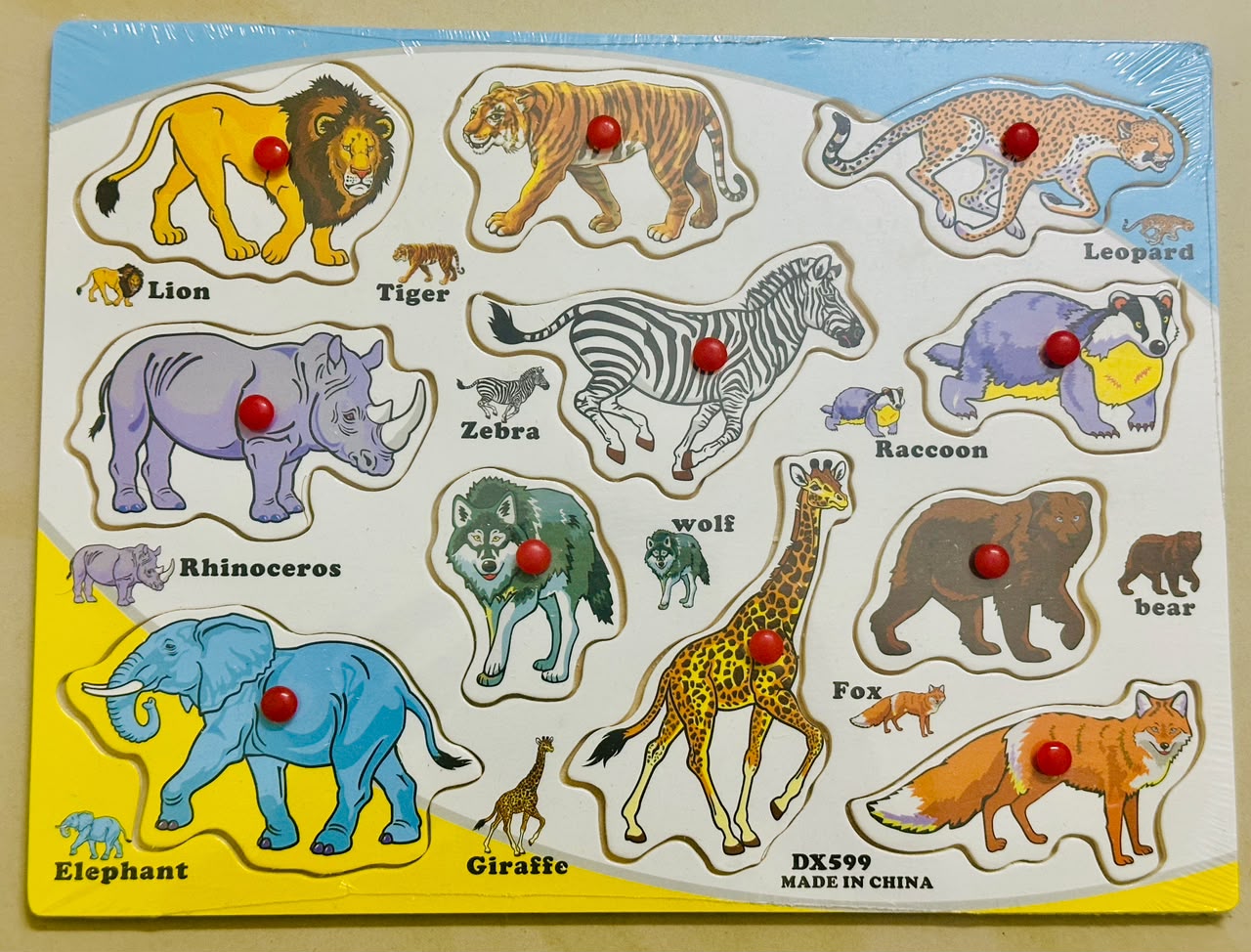 Wooden Animal Puzzle Set