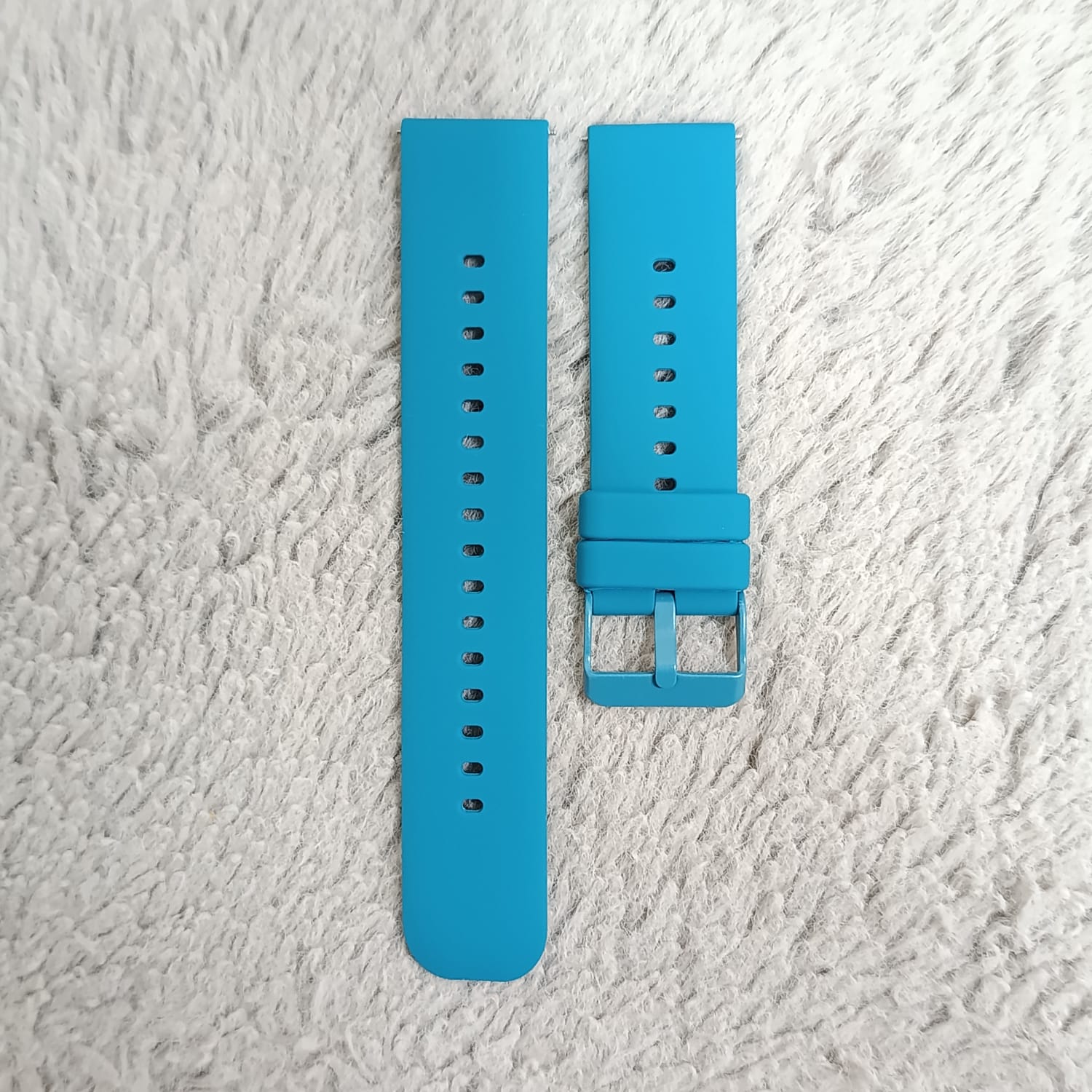 Smart Watch Silicon Strap - Blue ( 22mm)