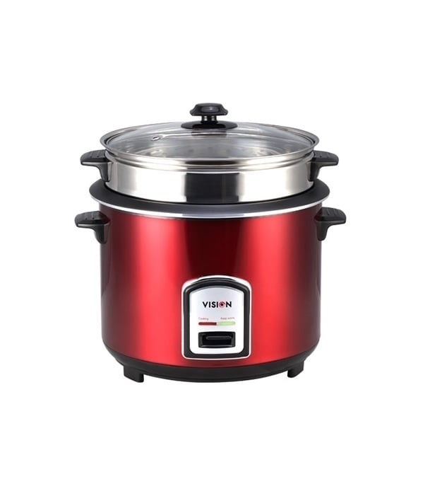 VISION Rice Cooker 1.8 L REL-40-06 SS Red (Double Pot)