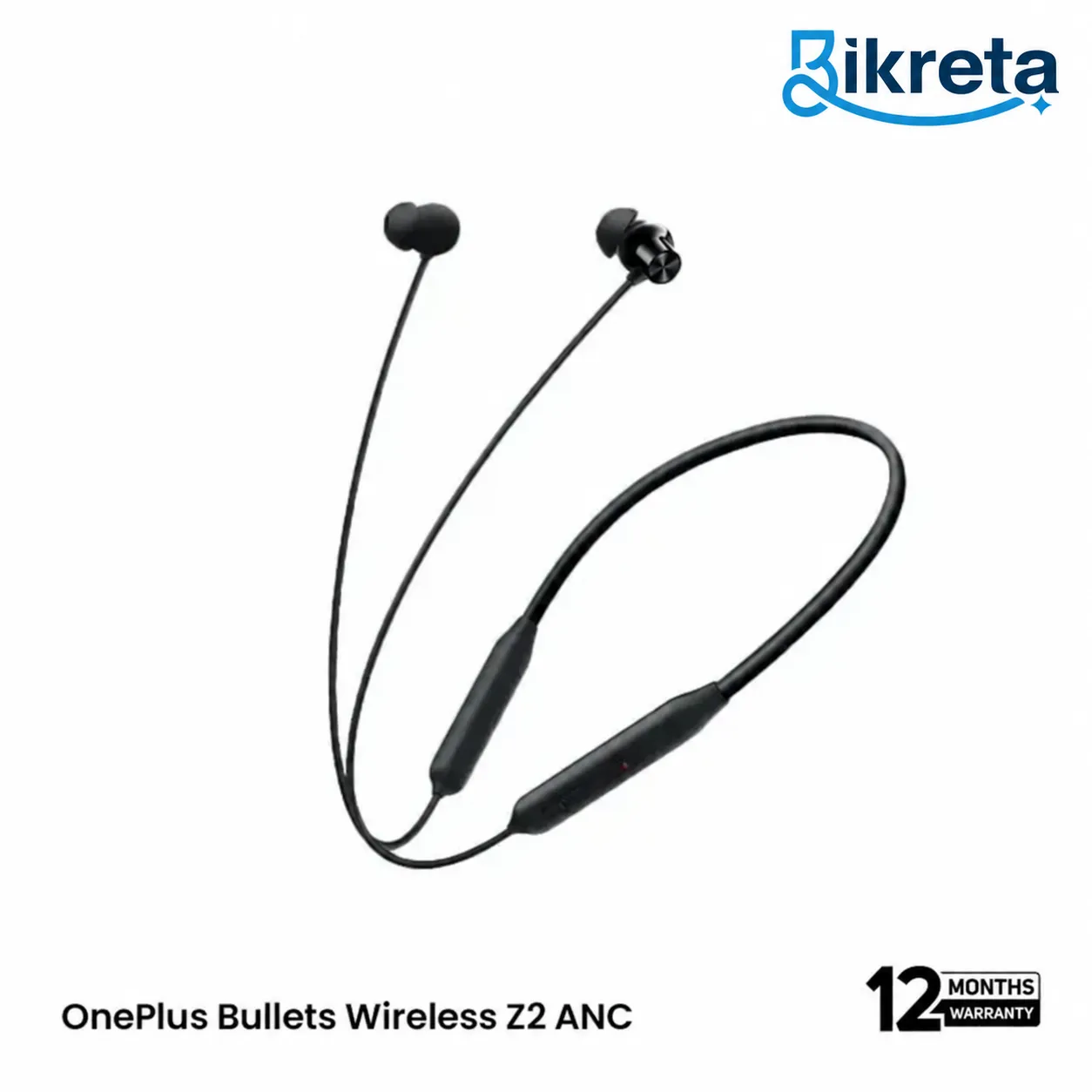 OnePlus Bullets Wireless Z2 ANC Bluetooth Neckband -45dB ANC