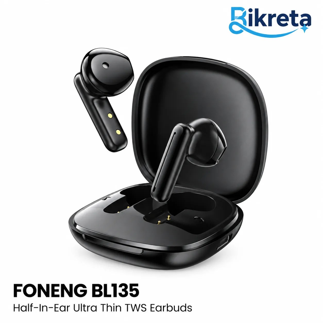 FONENG BL135 Half-In-Ear Ultra Thin TWS Earbuds