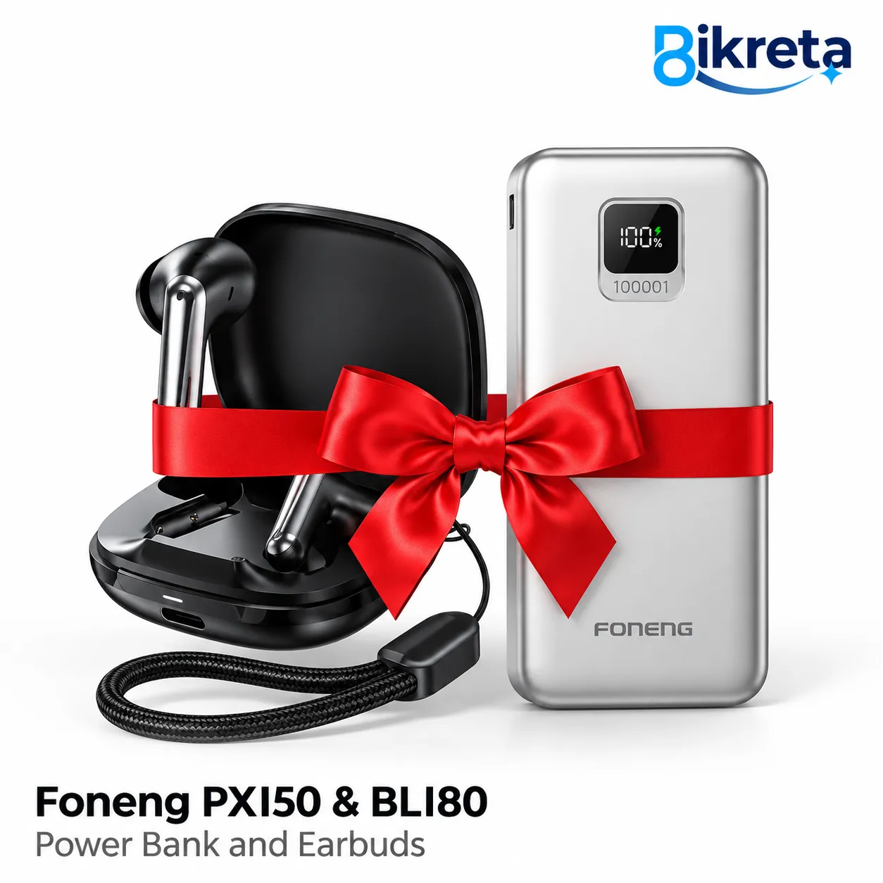 Foneng Combo BL180 Earbuds + Px150 Powerbank