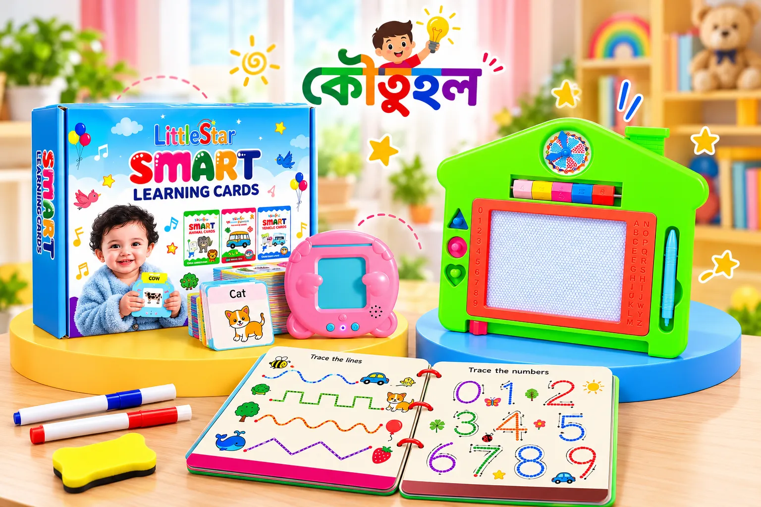 সোনামণির হাতেখড়ি ও স্মার্ট লার্নিং কম্বো