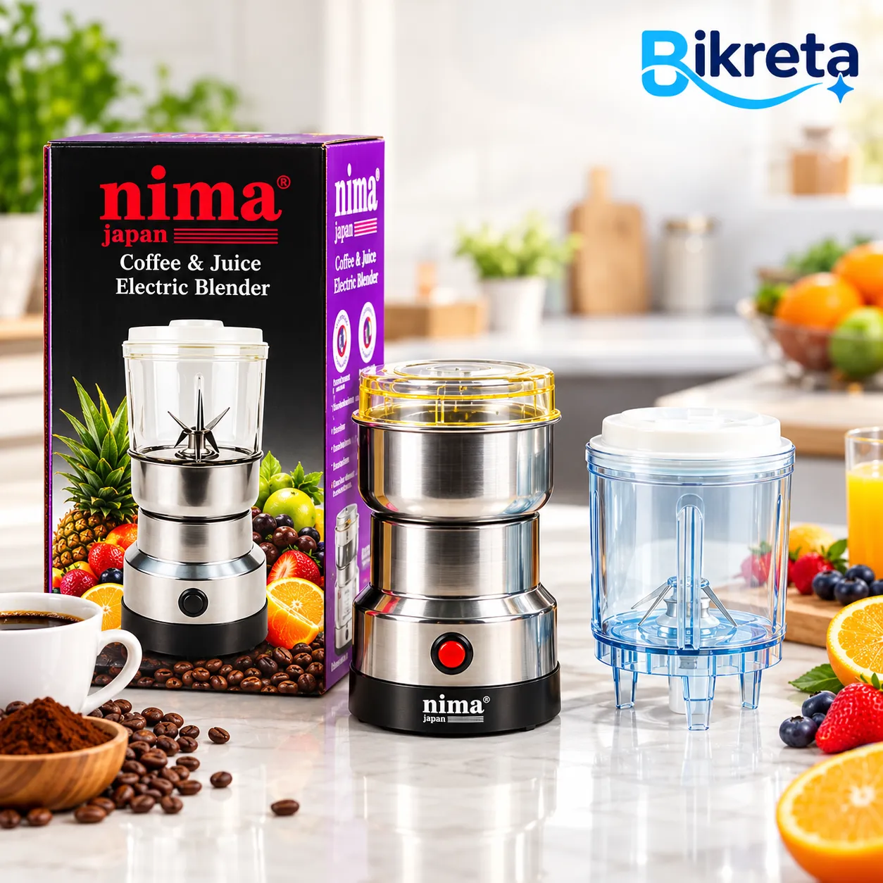 NIMA Japan Coffee & Juice Electric Blender – 3550W