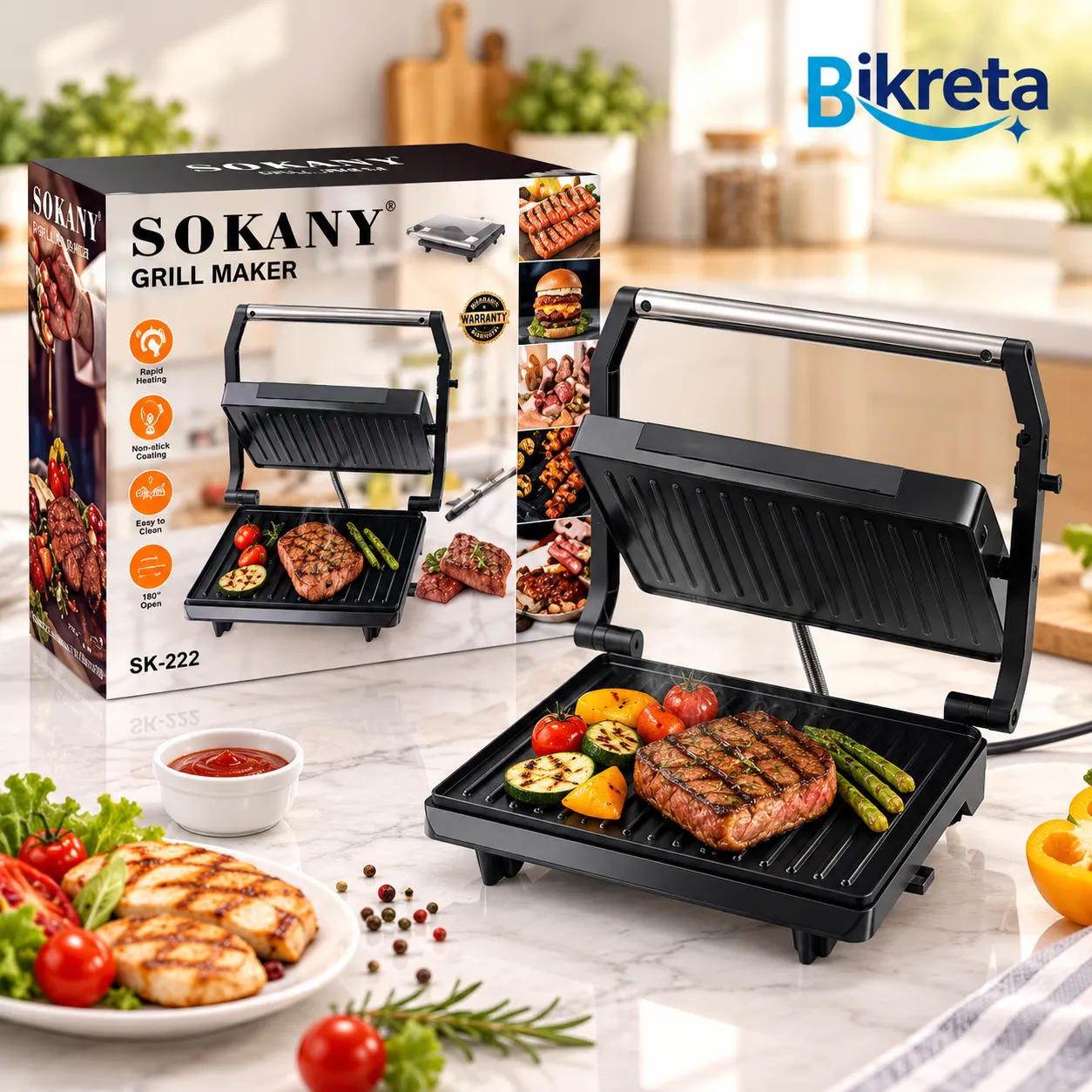 Sokany Grill Maker SK-222