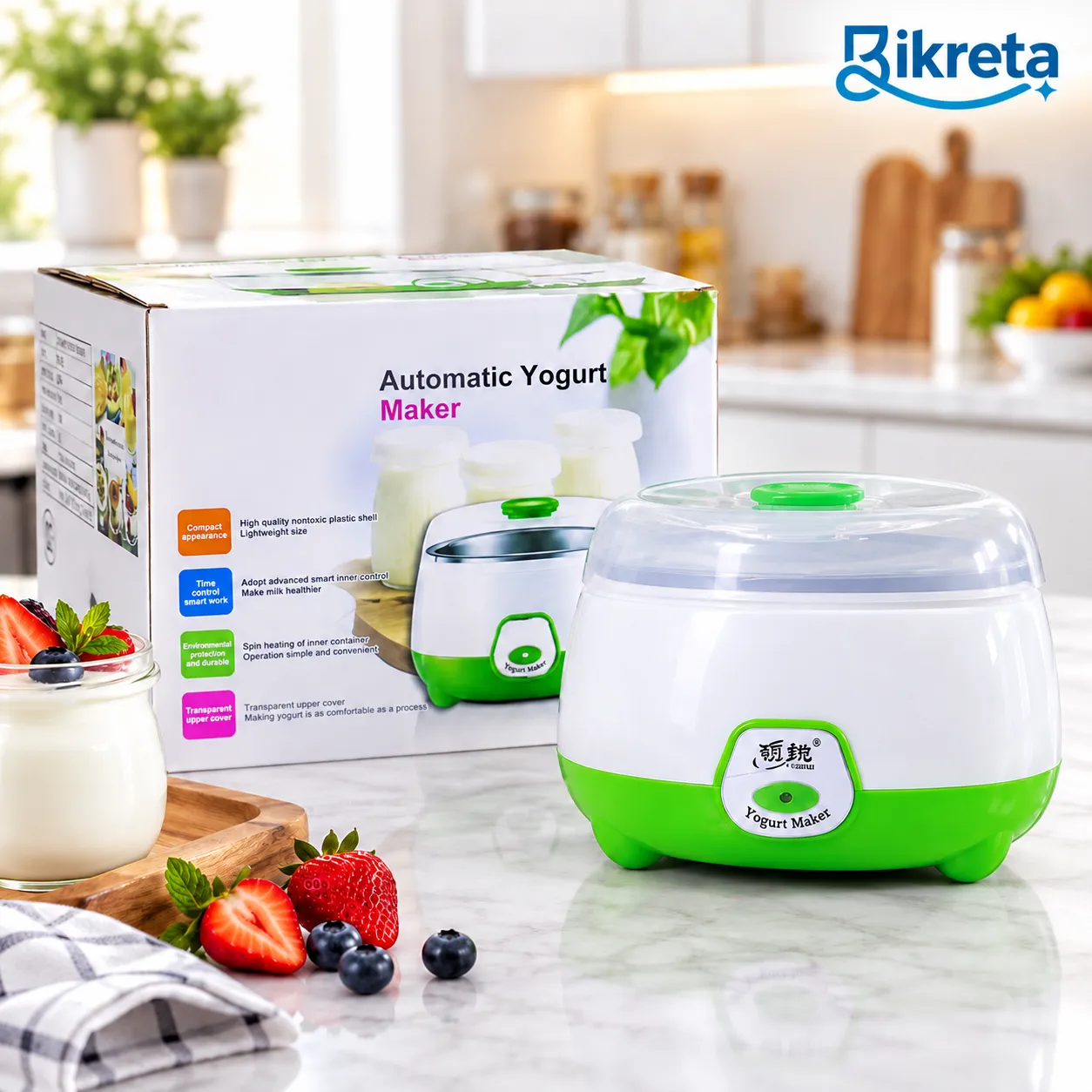 Automatic Yogurt Maker – Electric Homemade Yogurt Machine