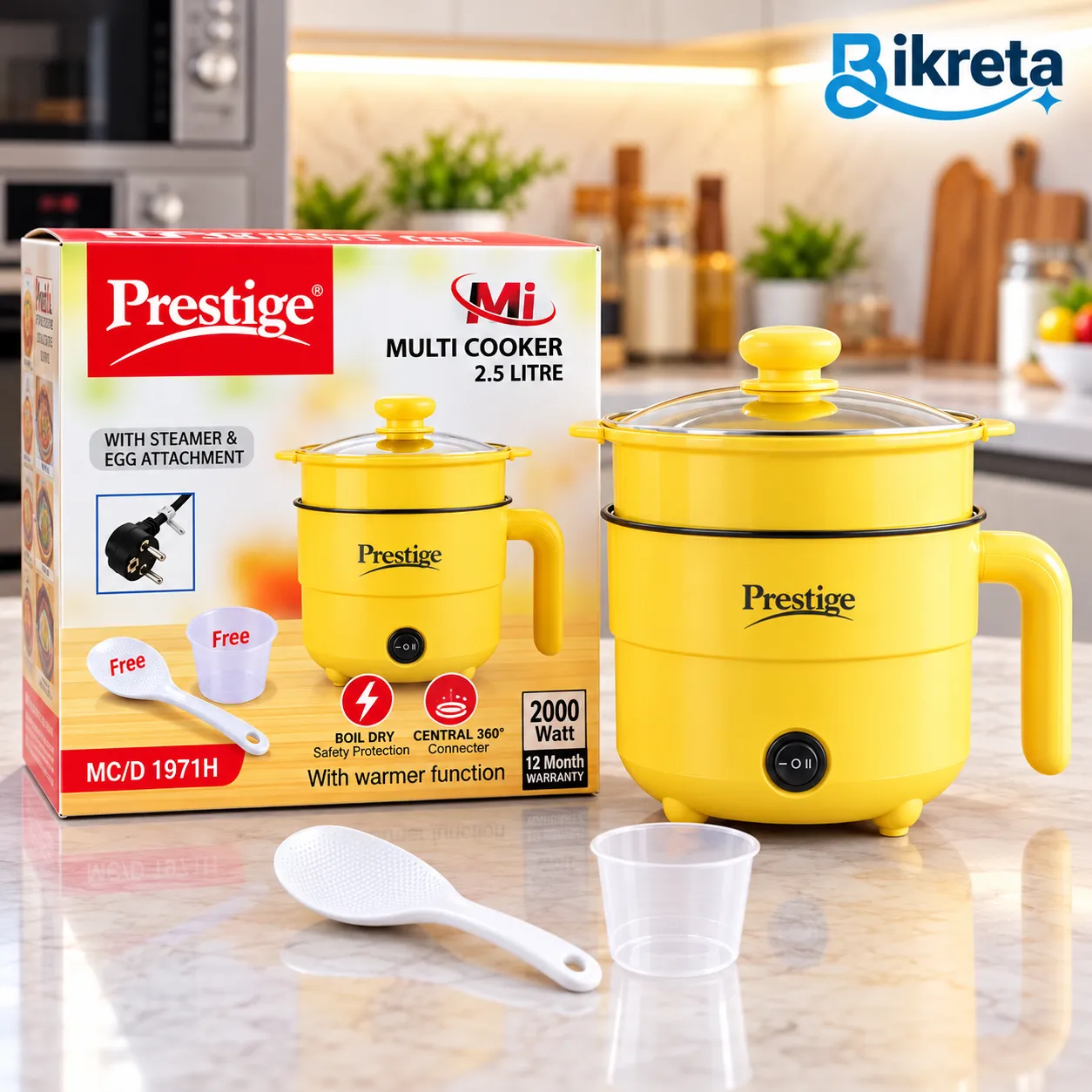 Prestige Multi Cooker MC/D 1971H – 2.5 Litre, 2000W