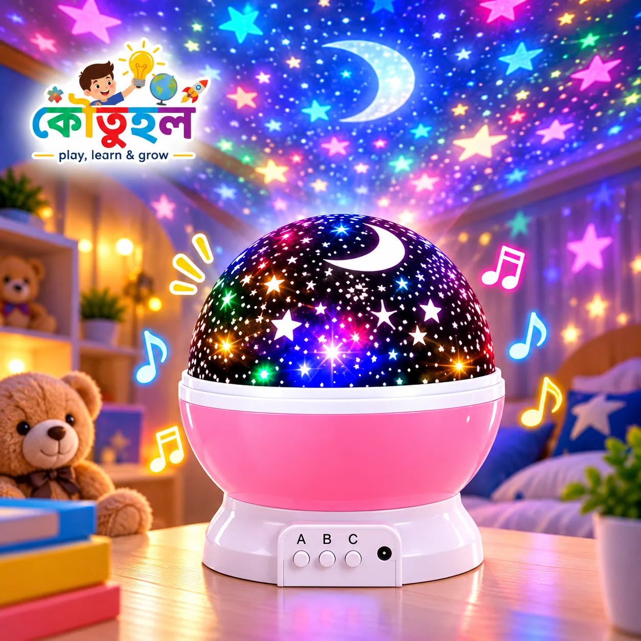 Star Master Rotating Starry Sky Night Light Projector