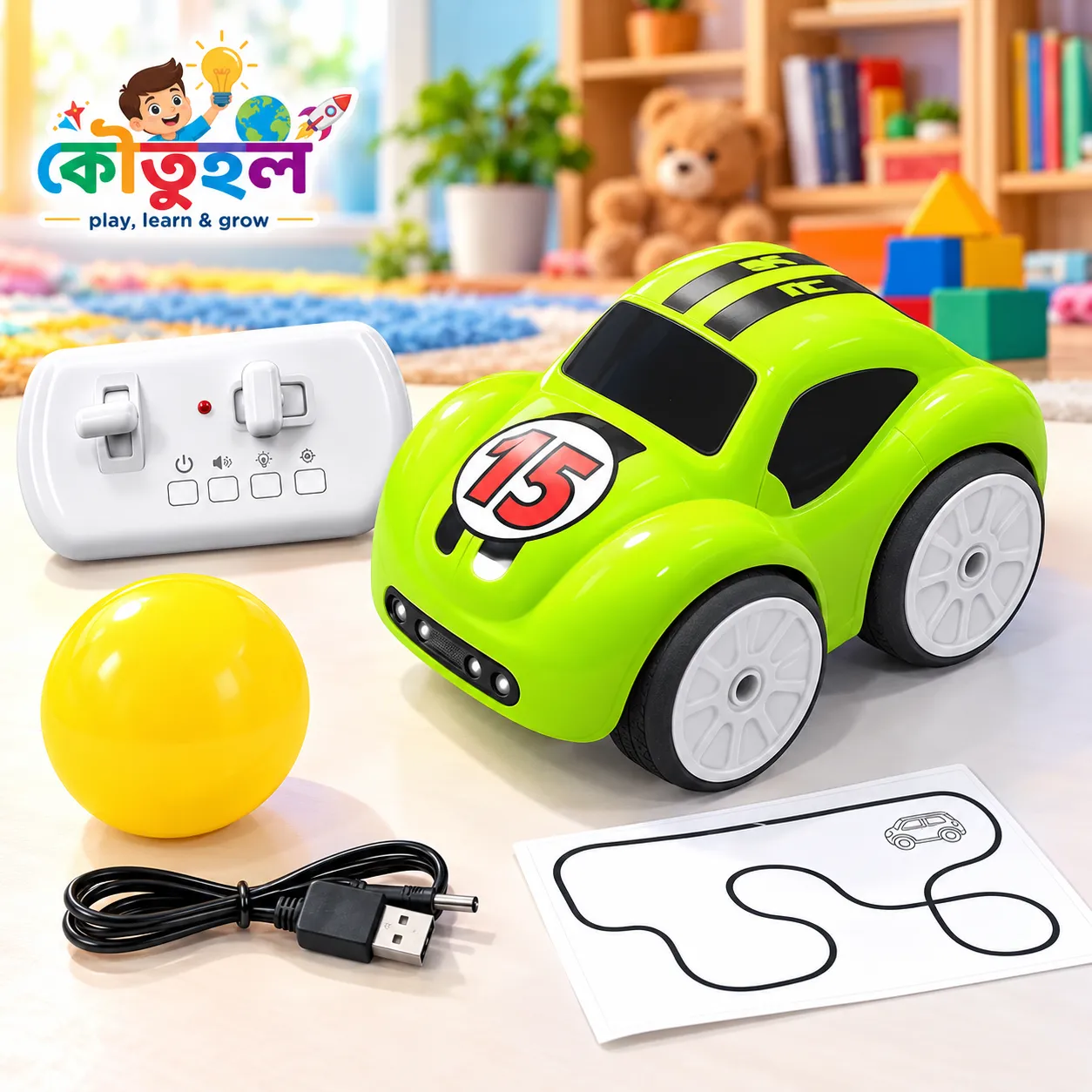 Mini Remote & Induction Car – Smart RC Racing Toy for Kids