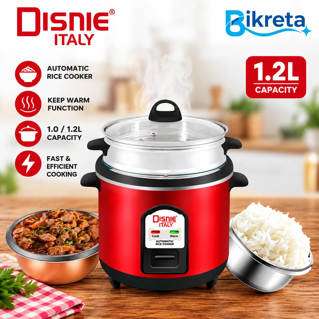 Disnie Rice Cooker 2.8L DRCDF-2.8L-04R