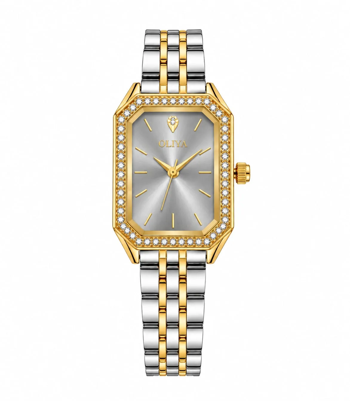 Oliya 6810 Ladies Watch - Silver Gold Gray