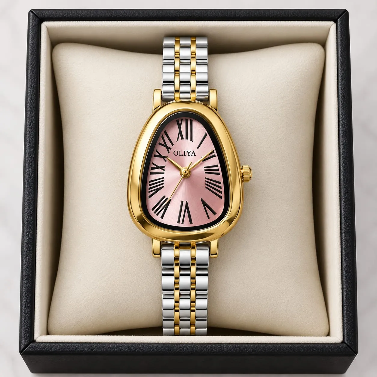 Oliya 2016 Ladies Watch - Silver Gold Pink