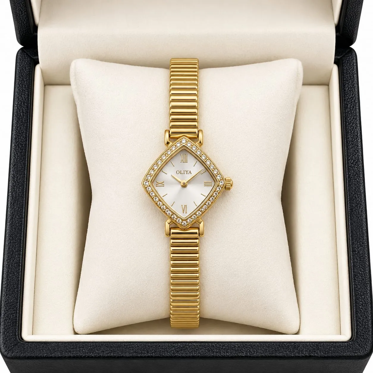 	Oliya 88535 Ladies Watch - Gold White