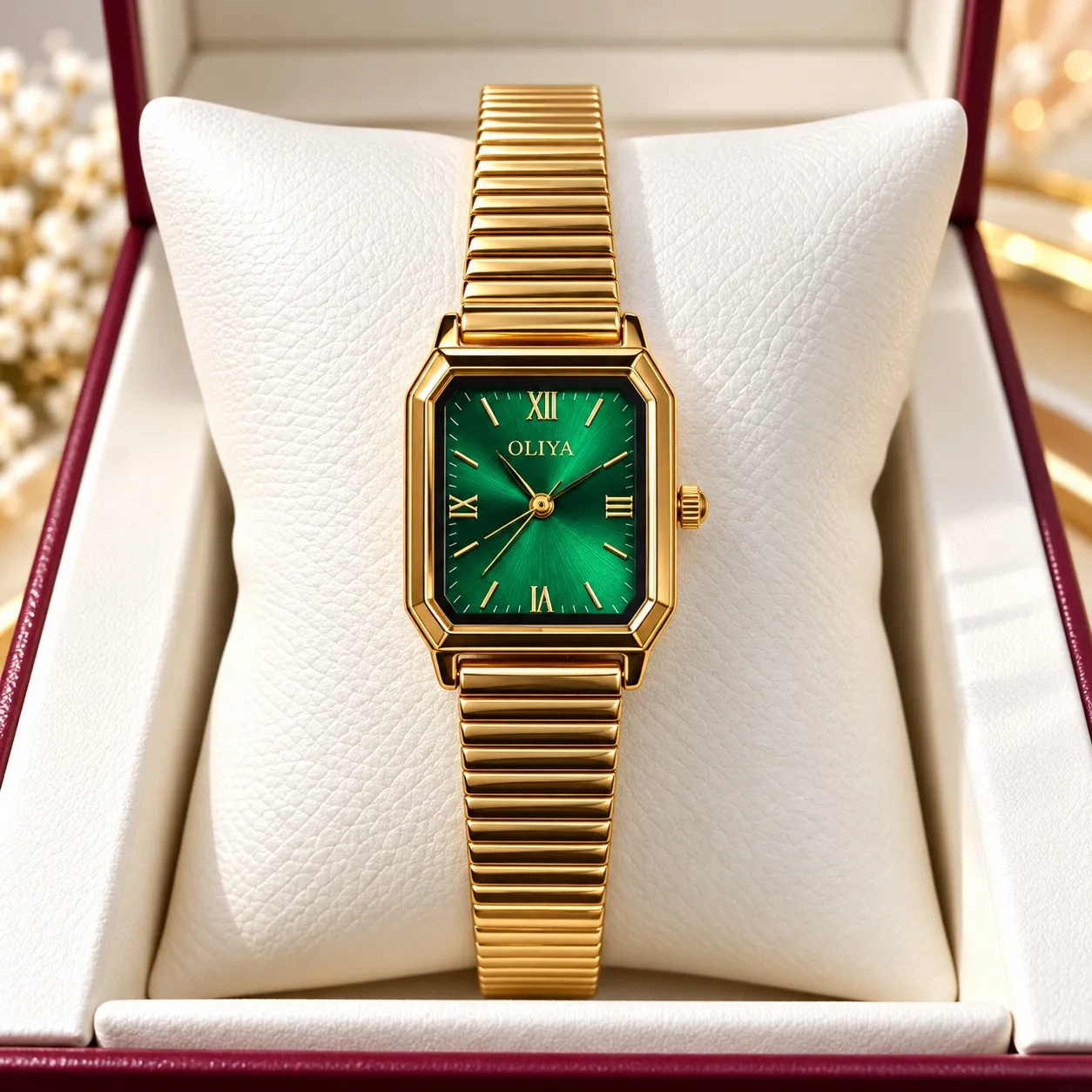 Oliya 899 Women Expandable Chain - Gold Green