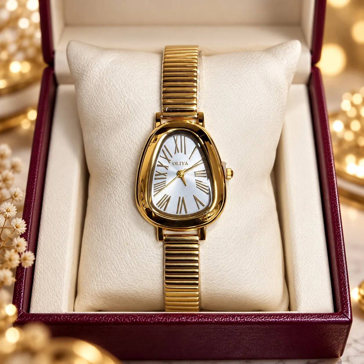Oliya 2016 Women Expandable Chain - Gold White